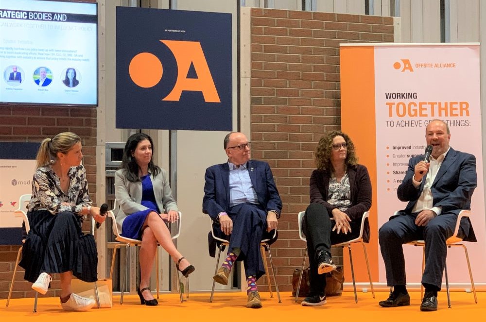 Dr Robert Illes at the Offsite Alliance stage