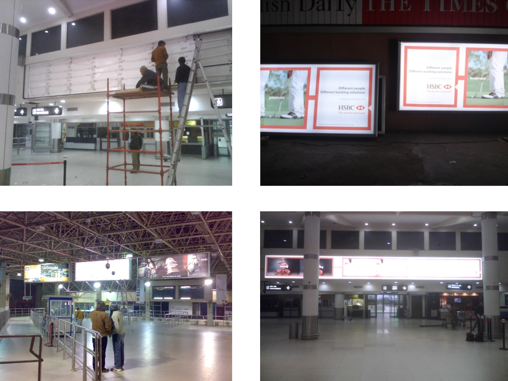 Work at Delhi Airport to improve optical quality of signs