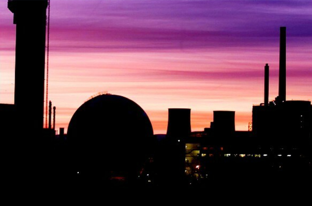 Sellafield at sunset